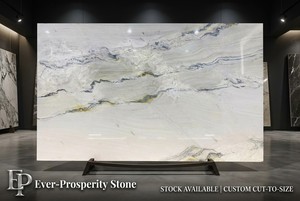 Losa de Mármol Blanco Nube Natural Pulido, Moderno, Exótico para Interiores, para Paredes Decorativas, Pisos, Encimeras, Villas de Lujo y Hoteles - Product Image 1