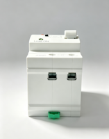 Commutateur de transfert automatique monophasé double alimentation CNXE 4P ATS 80A 230V à montage sur rail DIN Manuel/Automatique pour système solaire connecté au réseau