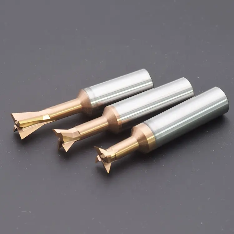 Tungsten Staal Zwaluwstaart Sharp End Mill Cutter Zwaluwstaart Groef Frees Snijgereedschap