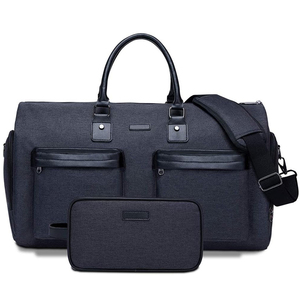 Bolsa de Traje Unisex Plegable de Gran Capacidad con Cremallera Oxford, <span class=keywords><strong>Maleta</strong></span> de Viaje Multifuncional de Mano y Hombro - Product Image 2