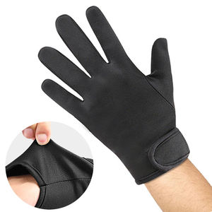 Guantes de salón negros Guantes DE TRABAJO protectores resistentes al calor para peinar el cabello Curling Straight Flat Iron - Product Image 4