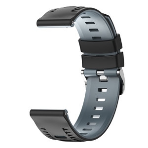 Bracelet de montre en silicone respirant bicolore pour Gamin <span class=keywords><strong>Fenix</strong></span> <span class=keywords><strong>6</strong></span> 22 mm 26 mm - Product Image 1