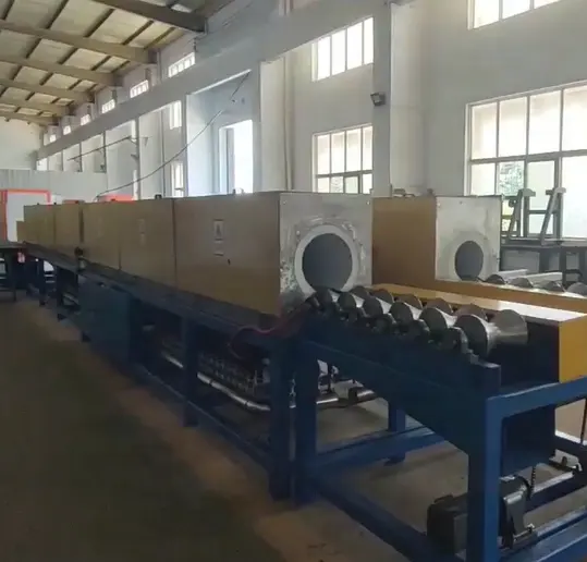Hongteng 200kw endüstriyel çelik çubuk Bar demir indüksiyon ısıl işlem için elektrik ısıtma fırını Metal dövme