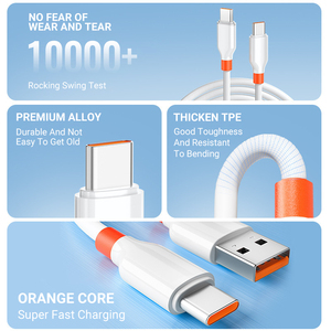 Hyto giá rẻ cáp <span class=keywords><strong>1m</strong></span> cho iPhone sạc ODM TPE <span class=keywords><strong>USB</strong></span> <span class=keywords><strong>Micro</strong></span> cáp cho i Điện thoại sạc phí Loại C 8Pin Cáp dữ liệu - Product Image 4