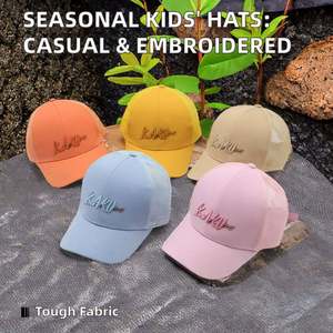 Gorros de Punto Sólidos y Lindos para Bebé, Gorro de Conejo 100% Algodón, Estilo Casual para Primavera, Otoño e Invierno - Product Image 2