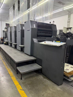 Presse d'impression offset semi-automatique d'occasion HEIDELBERG Speedmaster SM74-4H 2007 avec changement de plaque semi-automatique