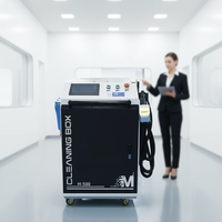 Nettoyeur laser pour métaux, machine de nettoyage laser pulsé portable 500W pour surfaces en métal, bois et pierre