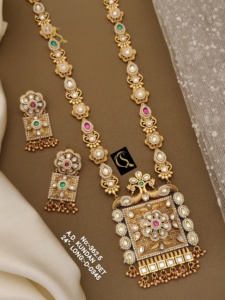 Ensemble de bijoux de luxe au design moderne et tendance, avec un nouveau design tendance, colliers en provenance d'Inde - Product Image 6