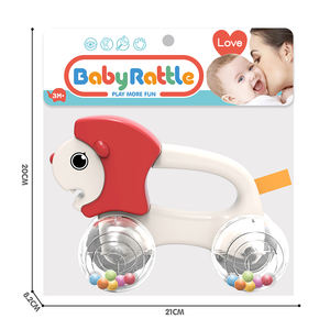 Nouvelle hochette pour bébé en plastique souple unisexe, amusante et de haute qualité, en forme de <span class=keywords><strong>lion</strong></span>, avec des couleurs mélangées, pour les bébés de 0 à 24 mois et les enfants de 2 à 4 ans - Product Image 2