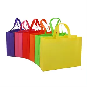Geri dönüştürülmüş dokuma olmayan bez mağaza çanta Bolsas biyobozunur perakende Online yeniden kullanılabilir alışveriş çantası kullanımlık bez alışveriş taşıma çantası
