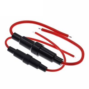 5x20 6x30 mét Glass <span class=keywords><strong>Fuse</strong></span> chủ với dây và mùa xuân, tất cả các dây đồng cầu chì tay áo cầu chì 18AWG 16awg 20AWG 22AWG Ống chủ - Product Image 4