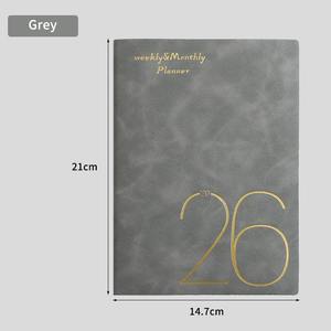 Planificador de Productividad de Bolsillo 2026, Sistema de Gestión del Tiempo de 365 Días, Esquinas Redondeadas, Encuadernación de Hojas Sueltas, Diario de Tapa Dura de PP - Product Image 6