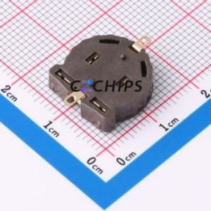 BS-12-B3AA020-R Button & Strip Battery Connector SMD Connector ( Compatible Battery Size: CR1220 ) - Product Image 2