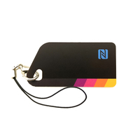 Étiquette de disque NFC non standard à impression personnalisée Étiquette RFID 13.56Mhz Carte NFC 213 PVC