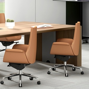 Customized Modern High-End Office Desk Wooden Conference Table for Meeting Room Furniture for Office Use - Product Image 4