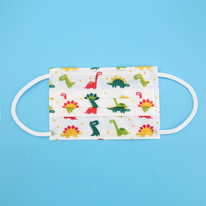 Mascarilla desechable para niños Yongyi, 9,5x14,5 cm, con estampado de dinosaurios, filtro BFE95 para niños - Product Image 3