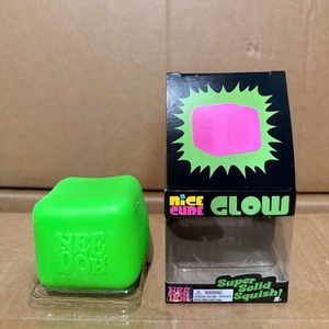 Squishy Needoh Glow Cube Soft Solid Foam Stress Relief Sensory <b>Toy</b> Gift for Kids Adults <b>Desk</b> Office School Play - Product Image 5