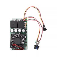 Carte de contrôle de vitesse de moteur à courant continu PWM 100A3000W, programmable, contrôle PLC, large plage de tension DC10-50V