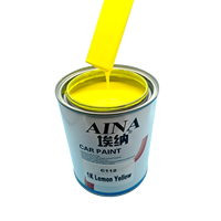 AINA C112 1k Jaune Citron Revêtement Liquide de Retouche pour Carrosserie Automobile Haute Brillance en Aérosol pour Réparation Automobile