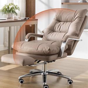 Ghế văn phòng cao cấp thiết kế sang trọng, tay vịn đệm mềm, đệm ngồi mút dày, màu đen, ghế giám đốc có tựa chân và tựa đầu, bánh xe <span class=keywords><strong>PU</strong></span> - Product Image 6