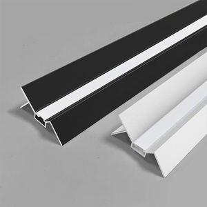 Profilé d'<span class=keywords><strong>angle</strong></span> en aluminium anodisé de qualité supérieure pour éclairage LED <span class=keywords><strong>à</strong></span> <span class=keywords><strong>joint</strong></span> invisible, idéal pour les projets d'éclairage d'hôtels, bureaux et villas - Product Image 2