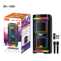 Haut-parleur portable sans fil haute puissance avec subwoofer, basses profondes, pour fêtes en extérieur, compatible V5.3, étanche IPX-6, commande vocale, carte TF, USB