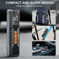 Inflador de Neumáticos de Coche Inalámbrico de 6000 mAh, Bomba Eléctrica Digital DC12V para Bicicleta y Motocicleta, Parada Automática, Compresor de Aire para Neumáticos de Coche de 150 PSI