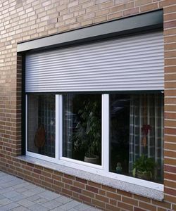 Persianas Enrollables Automáticas <span class=keywords><strong>de</strong></span> <span class=keywords><strong>Seguridad</strong></span> <span class=keywords><strong>de</strong></span> Aluminio para Ventanas y Puertas, Protección Contra Huracanes y Tormentas - Product Image 5