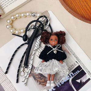 Llavero Xiaoxiangfeng de Moda, Lindo Llavero Coreano Tejido con Muñeca de Dibujos Animados para el Amor, Accesorio Ligero y Único - Product Image 5