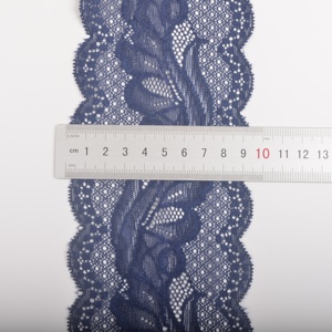 8672 # OEM thiết kế mới dệt kim đồ lót váy cô dâu căng vải tuyn 9.5 cm đàn hồi hoa spandex nylon ren <span class=keywords><strong>TRIM</strong></span> - Product Image 2