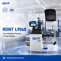 LEO L9068 Équilibreuse de roues 3D haute précision avec affichage numérique pour atelier, mesure entièrement automatique 1g, 140 tr/min, 10"-24"