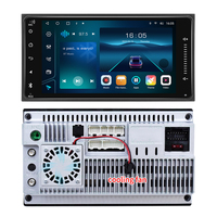 Autoradio Android universel Krando 7 pouces Ts7 T100 MTK TS18 1din 2din pour Toyota, tablette multimédia Android, GPS, Wifi, Carplay