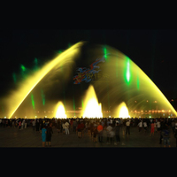 Fuente de agua musical para interiores y exteriores, personalizada, de escala grande, mediana y pequeña, para espectáculos óptimos.