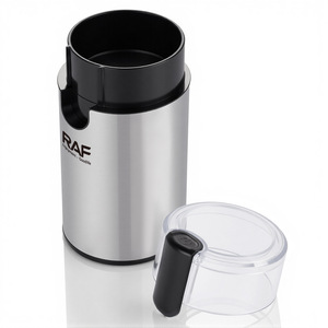 Mini moulin électrique manuel en acier inoxydable pour herbes, sel, poivre, épices, noix, céréales, poudre et haricots, lavable, usage domestique, style français - Product Image 3