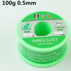 Super qualité certifié Rohs sans plomb 0.5mm 100 grammes fil de <span class=keywords><strong>soudure</strong></span> à noyau de colophane en étain en vente pour les applications de soudage - Product Image 2