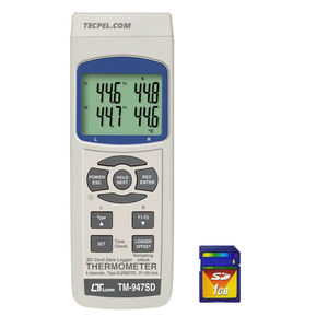 4-Channel K-Type Thermometer <b>Temperature</b> with OEM Support TM-947SD Lutron for Industrial Use - Product Image 2
