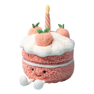 Boneka Jelly Cat UK untuk Hadiah Ulang Tahun Tema Peach, Boneka Lucu Bahan Katun Isian Kapas PP, Eksklusif Shanghai - Product Image 1