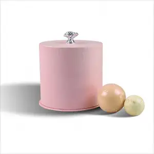 Petite boîte Ronde En mousse De velours Pour rose, Sac à Main, ou Chapeau personnalisable