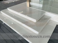 Vente directe d'usine de carreaux de marbre blanc africain Bianco Rhino