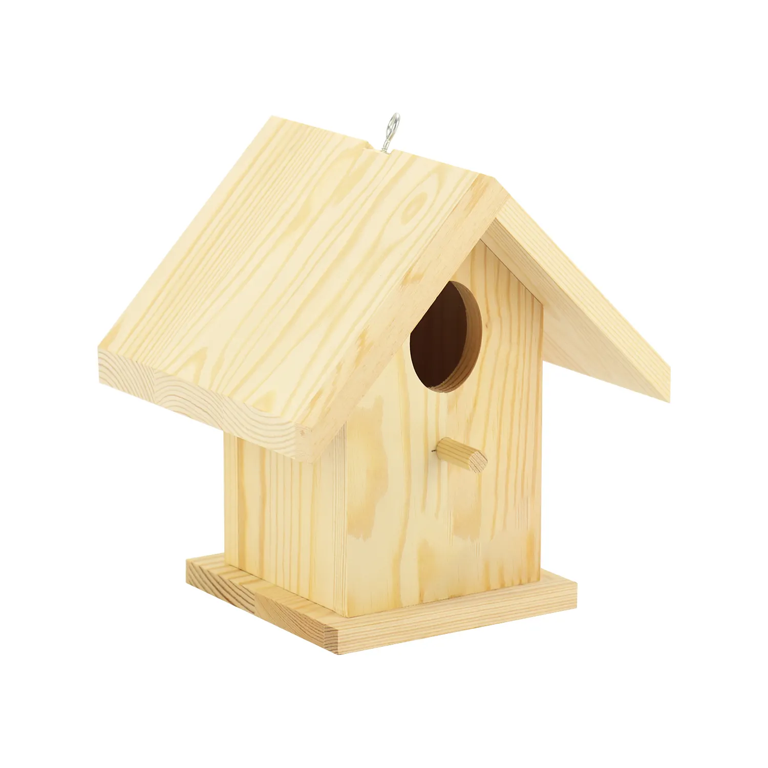 Özelleştirilmiş kuş yuvaları ev dekor kafes süs açık kuşlar bahçe besleyici kutusu küçük katı ahşap Birdhouses