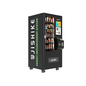 Fournisseur de distributeur automatique de Offre Spéciale de HK dans le distributeur automatique visuel de salaire de code Qr de boissons de bouteille de casse-croûte à vendre