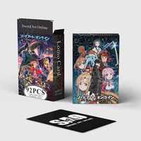 Cartes LOMO Anime de Haute Qualité, 92 Pièces par Ensemble, pour les Fans d'Anime en Cadeau