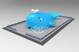 Tenda Gonfiabile Gigante a Forma di <span class=keywords><strong>Balena</strong></span> Personalizzata per Esterni, in Vinile da 18,5 oz Certificato CE, <span class=keywords><strong>Dimensioni</strong></span> 12 Piedi per Eventi in Parchi Divertimento - Product Image 4