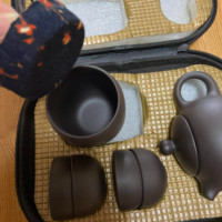 Vente chaude Pot en argile violette Boîte à thé en argile violette Ensemble de théière de voyage Tasse Service à thé avec protection de sac de voyage