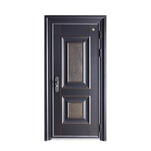 Puerta de Seguridad de Acero de Alta Calidad para Exteriores, Diseño Nuevo, Estable, Antirrobo, Personalizada - Product Image 4