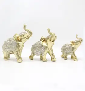 Redeco Nordic Resin Art Resin Crafts Gift Creative Decoration Polyresin Crafts Elephant Sculpture For Home Decor