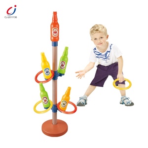 Outdoor Indoor Playing Plastic Sport Toy Set Bottle <strong>Hook</strong> Ring Toss Yard <strong>Games</strong> for Kids - Product Image 1