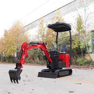 Mini-excavatrice sur chenilles multifonction certifiée CE Chine, 1 tonne, avec moteur, pompe et PLC haute efficacité, garantie 1 an sur le moteur - Product Image 5