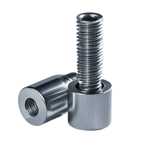 เครื่องเจาะเอ็นซีทำจากสเตนเลสสตีล/อลูมิเนียม/ลวดทองเหลืองเจาะเกลียวแบบกำหนดเองชิ้นส่วนความแม่นยำที่กำหนดเอง - Product Image 1