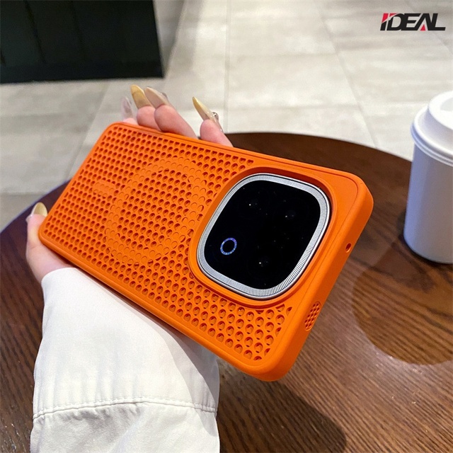 IDEAL Factory Honeycomb Breathable Magnetic Cooling Shockproof Phone Case for Vivo IQOO15 IQOO Neo10 Neo10 Pro IQOO12 Z11Turbo